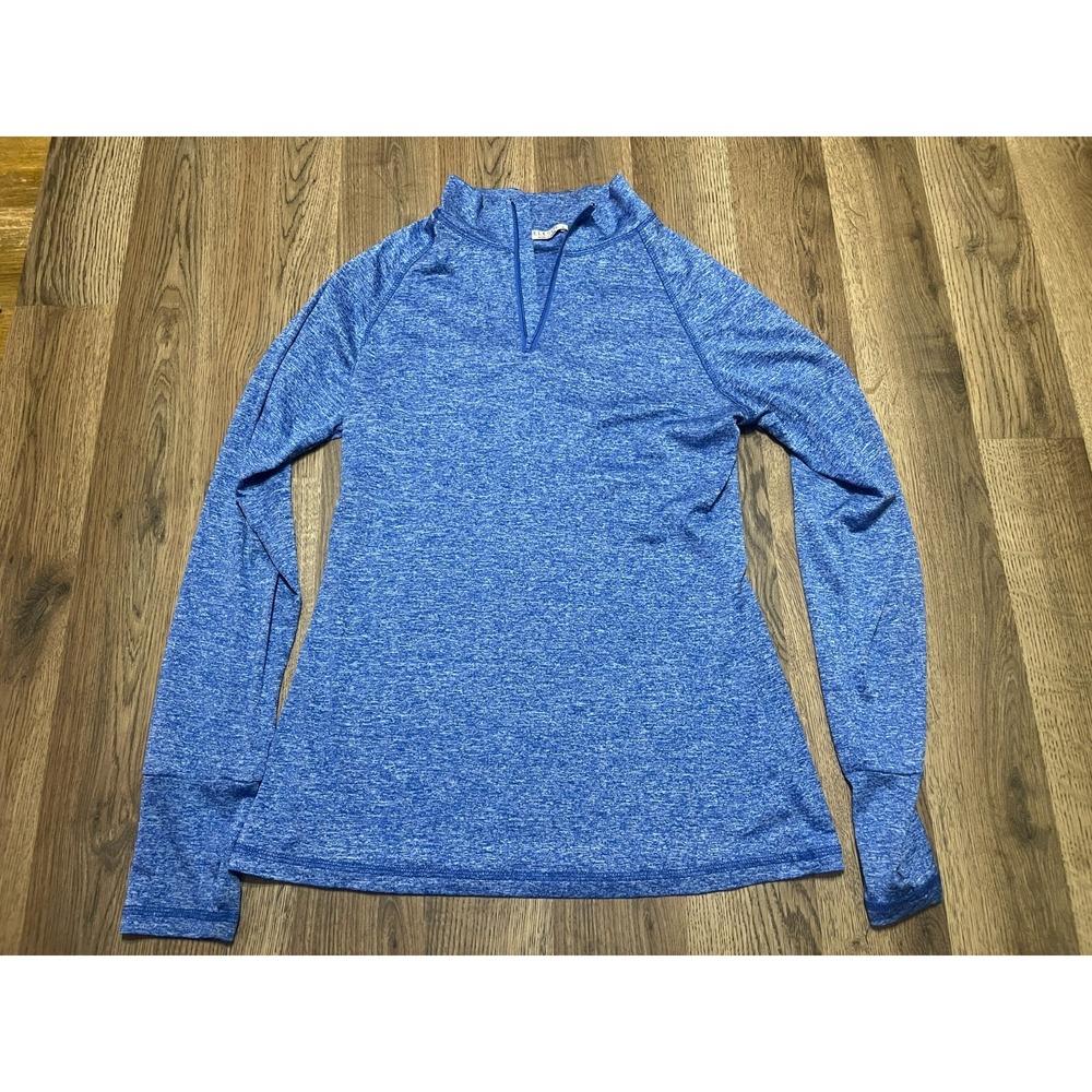 ELESOL Shirt, Women's Size Small, Blue, Long Sleeve, 1/4 Zip Up